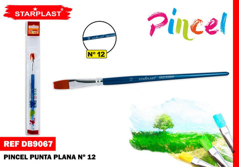 PINCEL PLANO N12