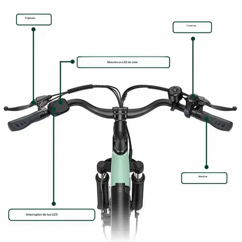 Bicicleta eléctrica para adultos HillMiles