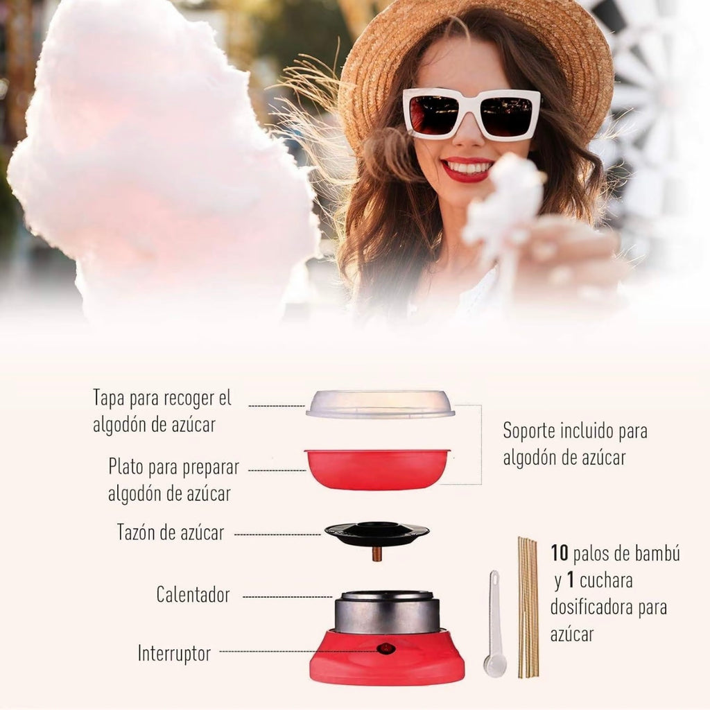 Máquina de algodón de azúcar 550W￼