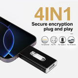 Usb memoria portátil 4en1