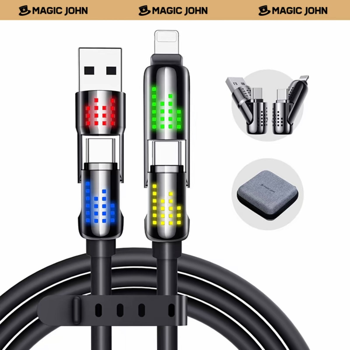 MAGIC JOHN cable 4en1