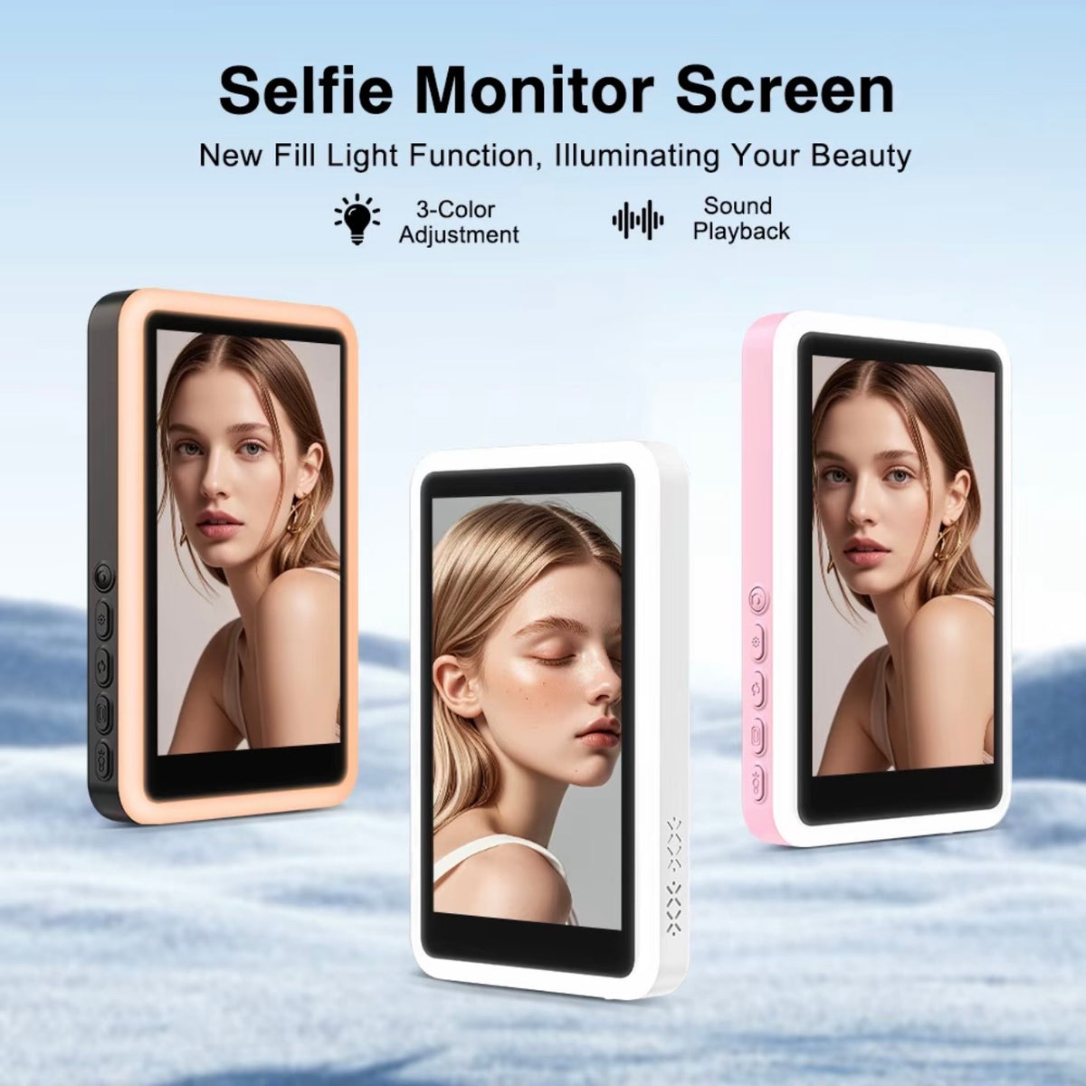 monitor de selfies inalambrico