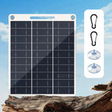 Panel solar flexible doble usb
