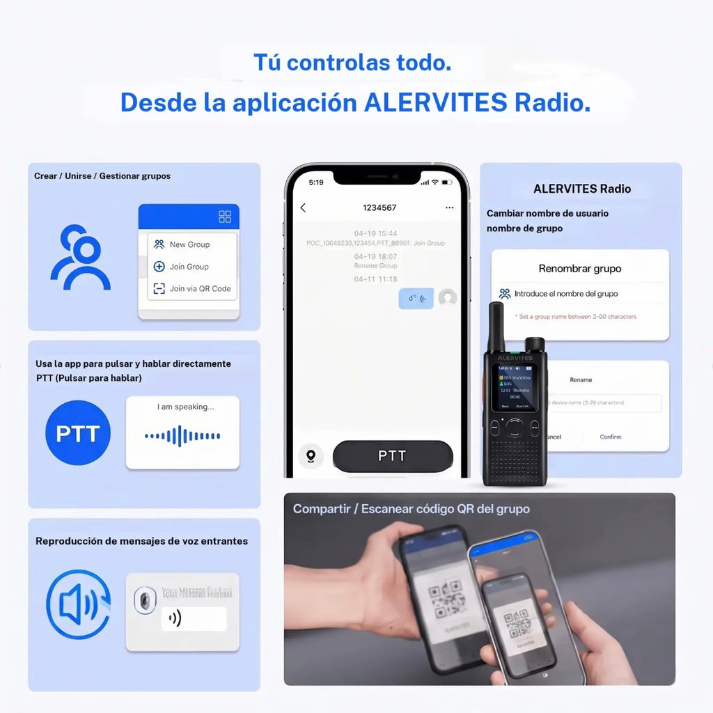 walkie-talkie Alervites-AT1