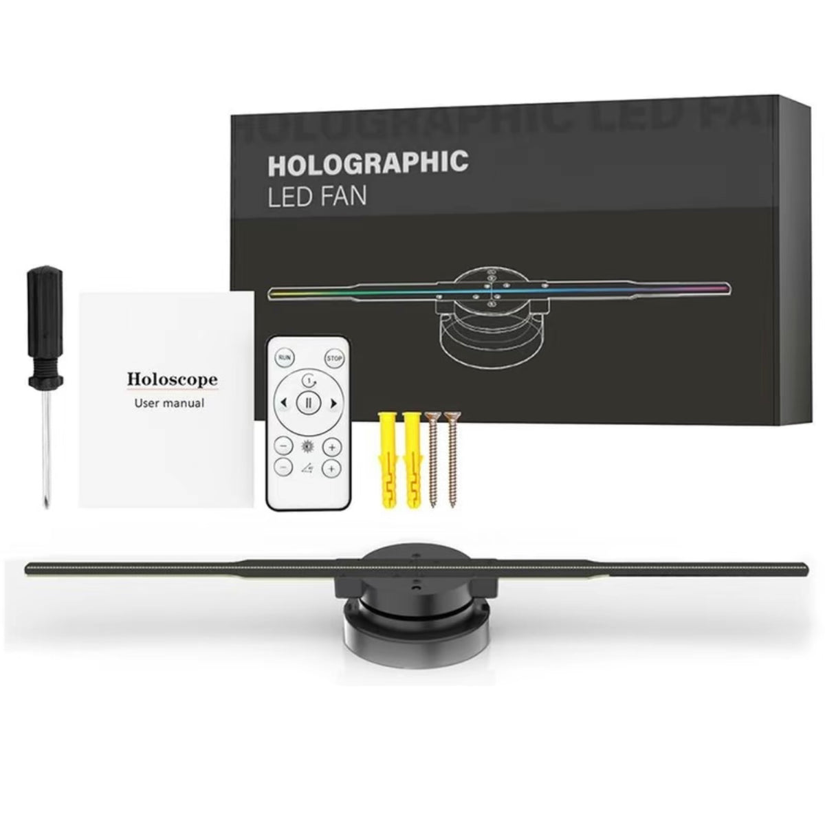 Luz de proyección de holograma 3D