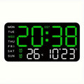 Reloj de pared digital grande con pantalla LED