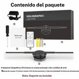 Luz de proyección de holograma 3D