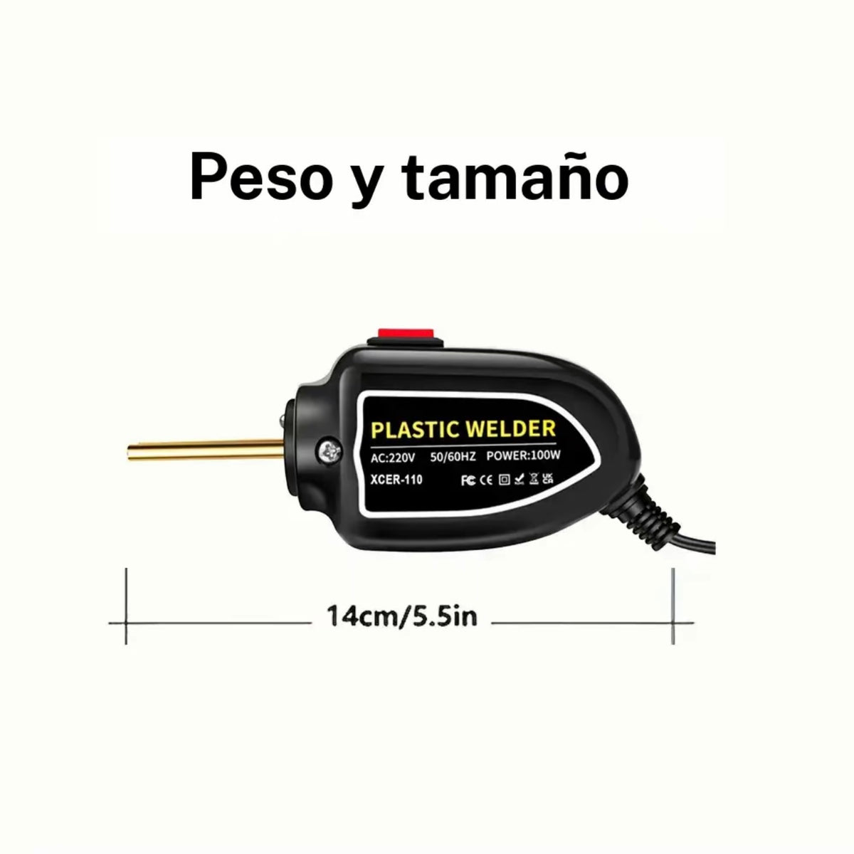 Máquina de soldar de plástico portátil200/1000PCS