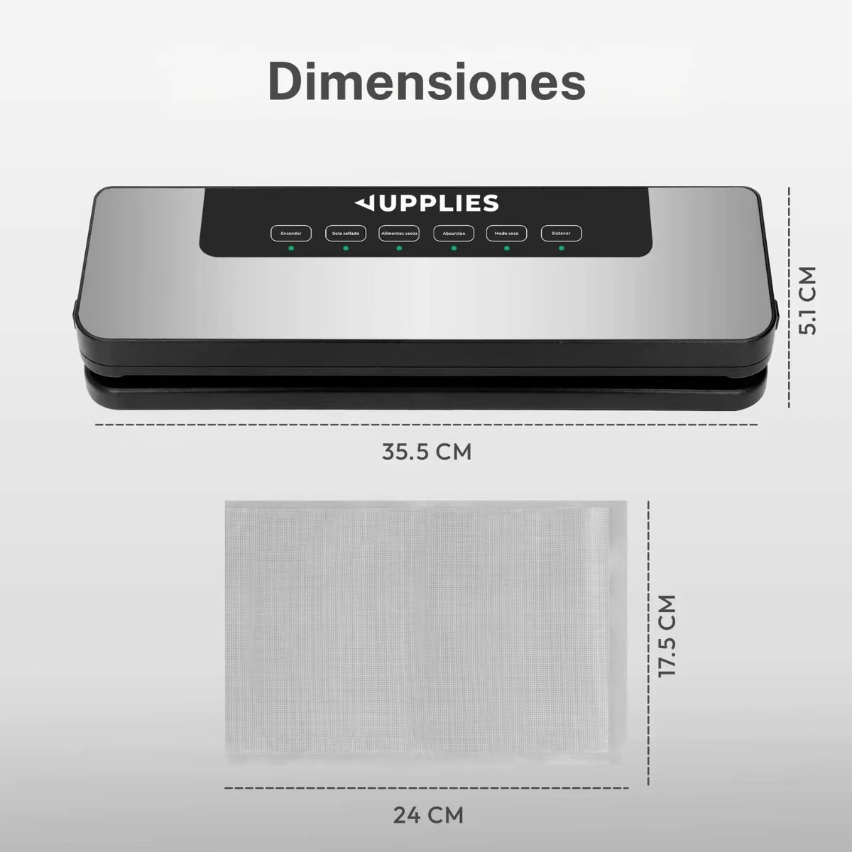 Envasadora al Vacío Automática para Alimentos