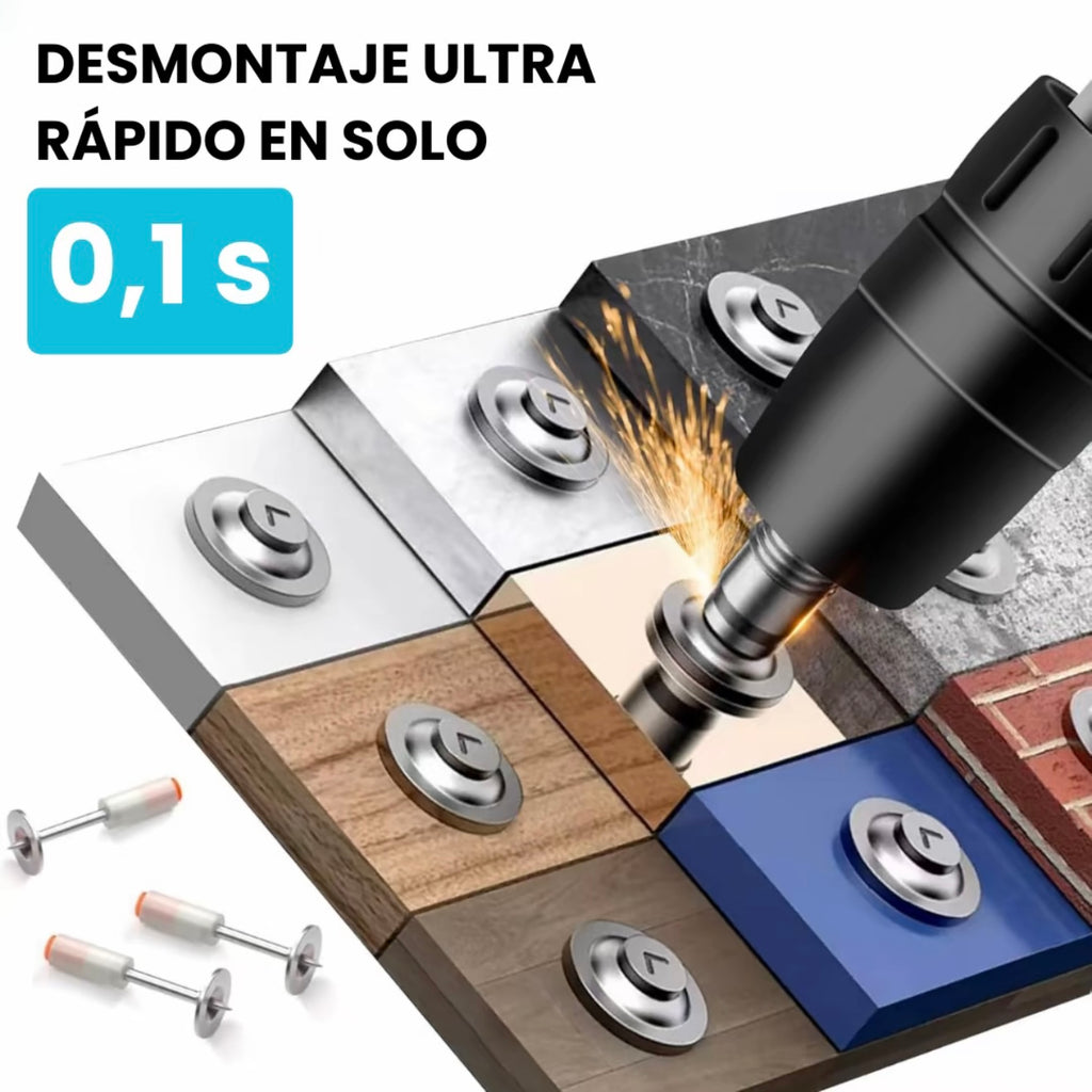 Pistola aplicador de clavo alta impacto ￼