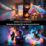 Luz led de fantasía "nube eléctrica" DIY