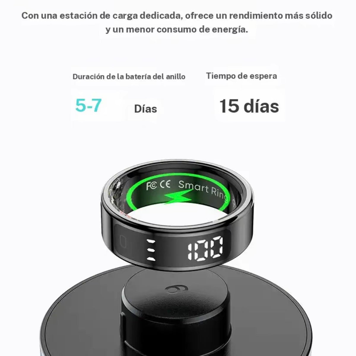 Nuevo anillo inteligente R11 con pantalla y control