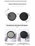 Gafas de sol ajustables 1-9 Gafas de pesca polarizadas redondeadas con lentes de filtro