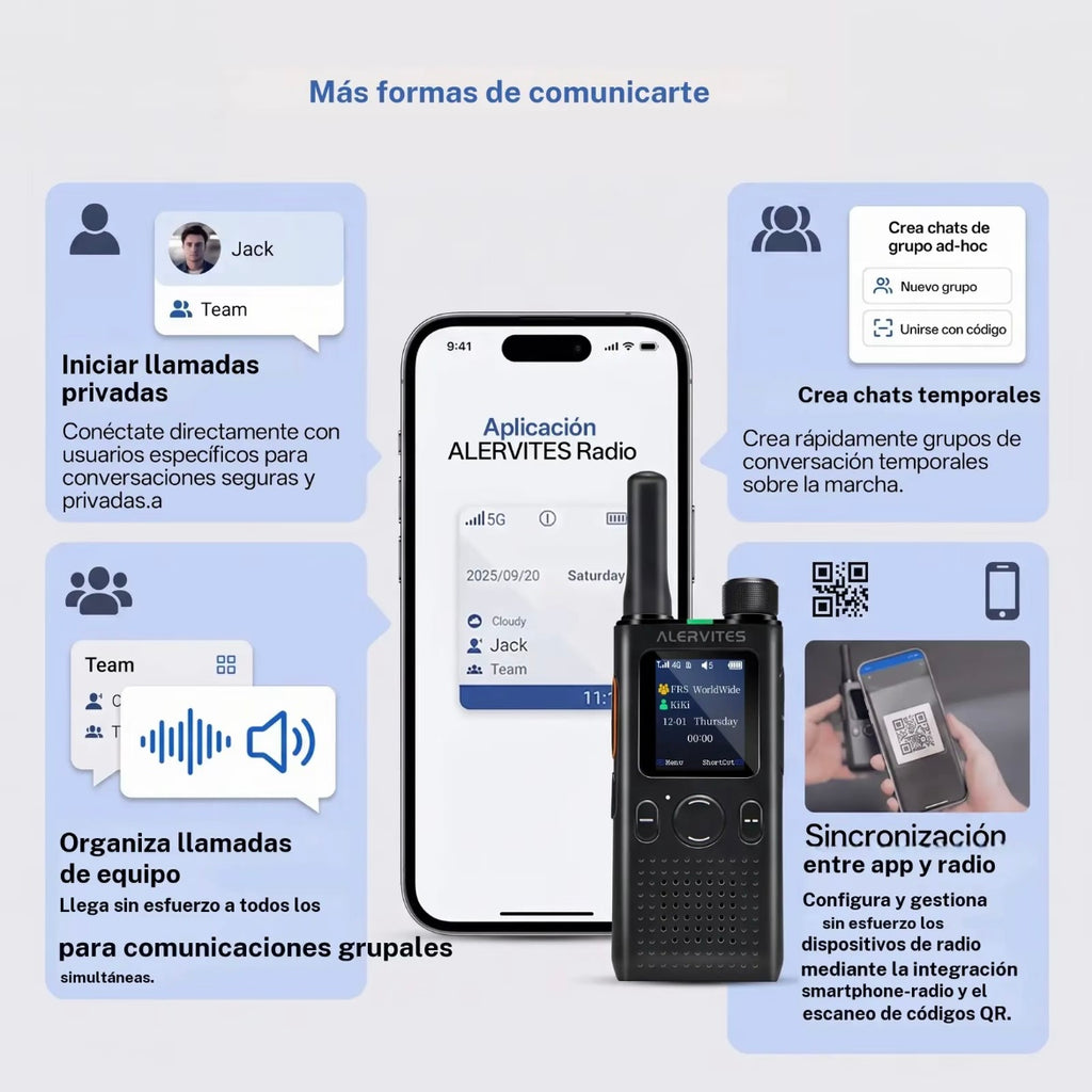 walkie-talkie Alervites-AT1