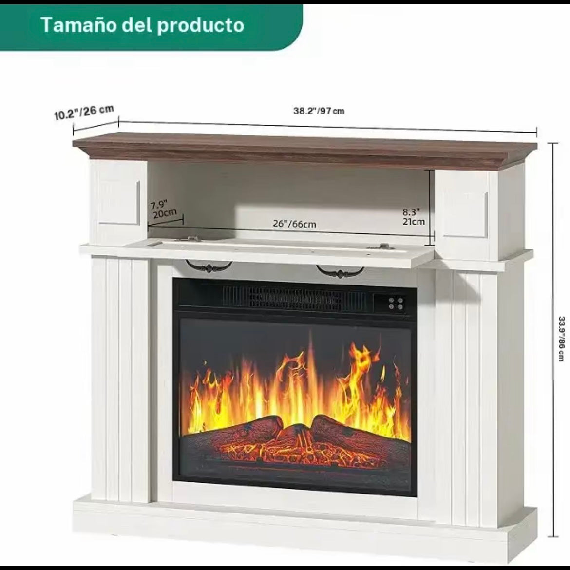 Chimenea eléctrica YITAHOME