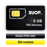 Tarjeta sim de prepago suop￼
