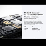 OPPO Reno12 5G Nuevo- Pantalla AMOLED 6.7"