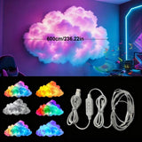 Luz led de fantasía "nube eléctrica" DIY