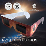 Gafas, eclipse solar, homologado y certificado ISO ￼