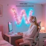 Luz led de fantasía "nube eléctrica" DIY