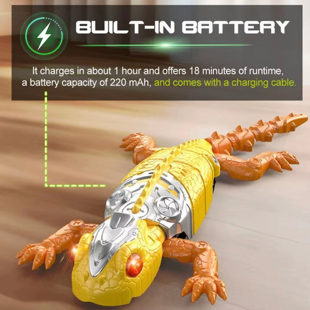 Juguetes Lagarto con control remoto