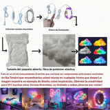 Luz led de fantasía "nube eléctrica" DIY