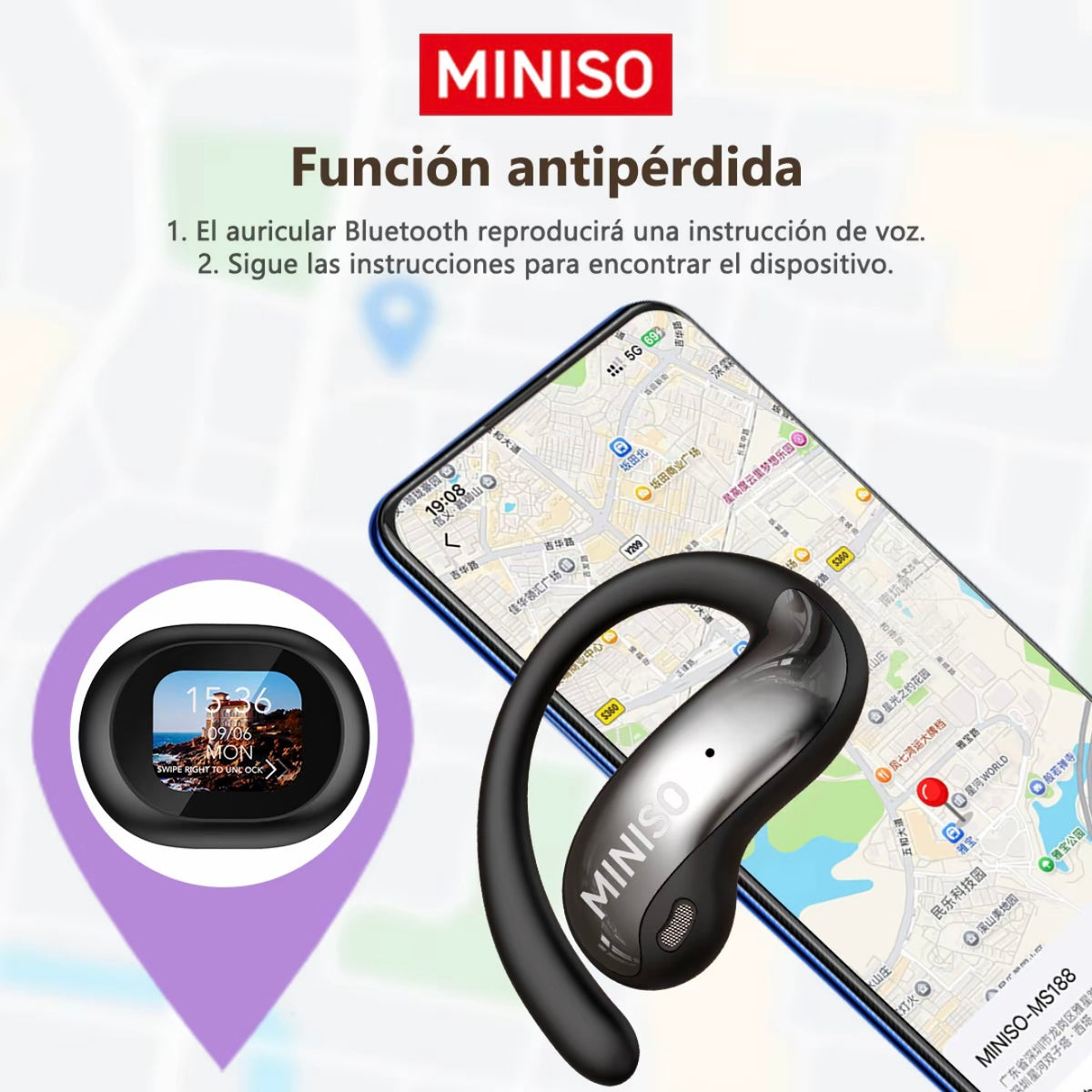 Auricular con traductor ms188yne72