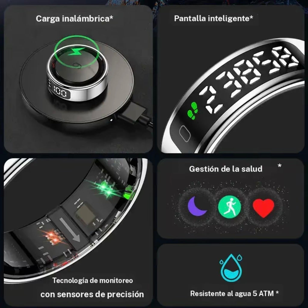 Nuevo anillo inteligente R11 con pantalla y control