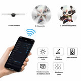 Luz de proyección de holograma 3D