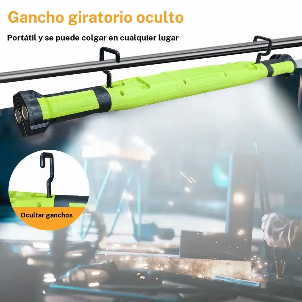 Luz de trabajo magnética