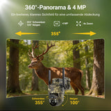 Cámara de seguridad solar 4G