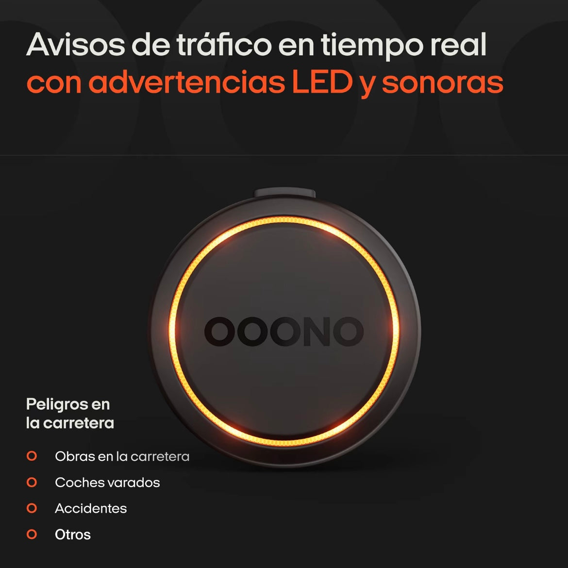 Avisador radar ooono