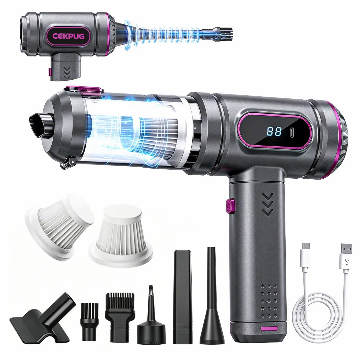 Aspirador inalámbrico CEKPUG V 35