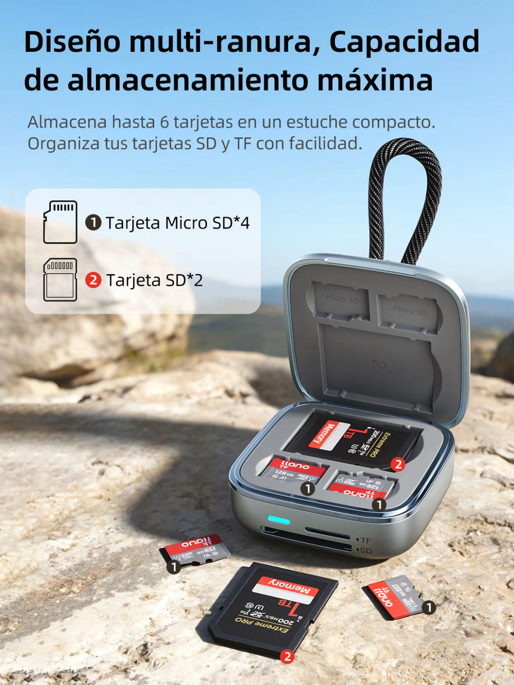 Llano F17 lector de tarjetas