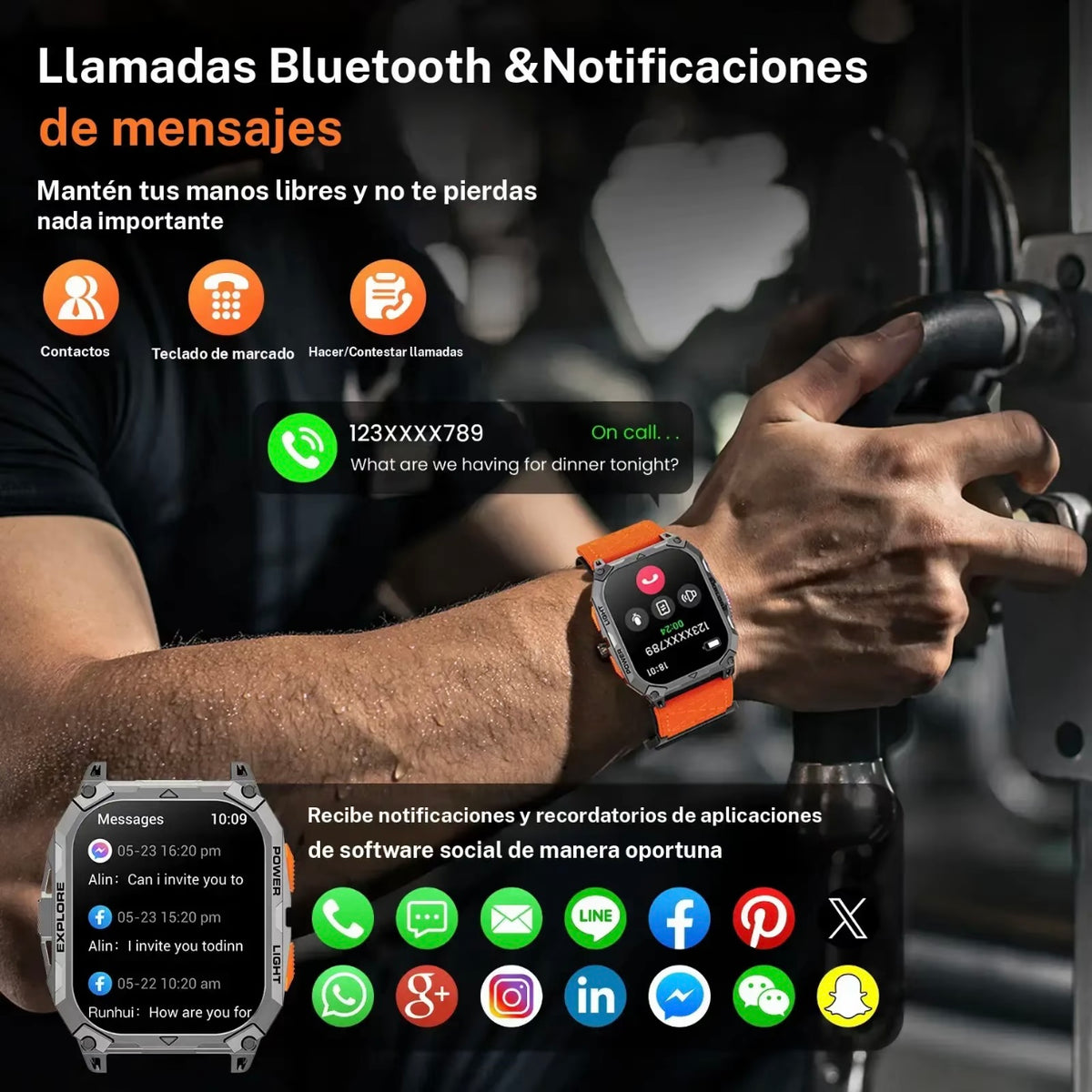 Reloj Inteligente deportiva￼￼
