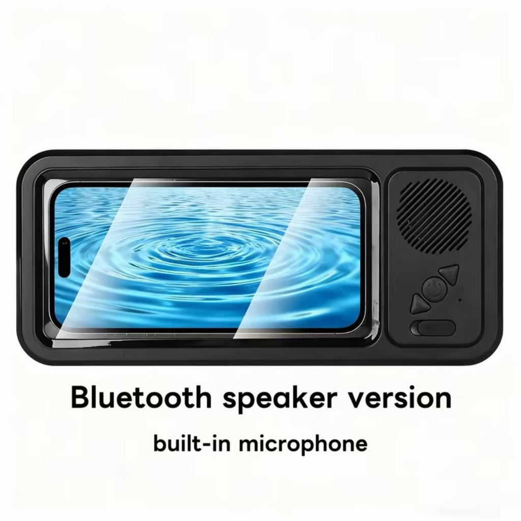 Altavoz caja impermeable, baño impermeable 360 °