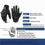 Guantes con protección ciclismo￼