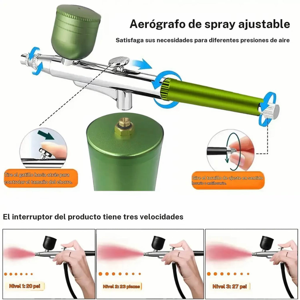 Compresor aerógrafo