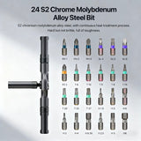 Juego de destornilladores de carraca avanzados