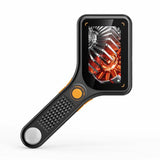 INSKAM Lupa de mano con luzlupa de lectura rectangular de 500X