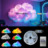 Luz led de fantasía "nube eléctrica" DIY