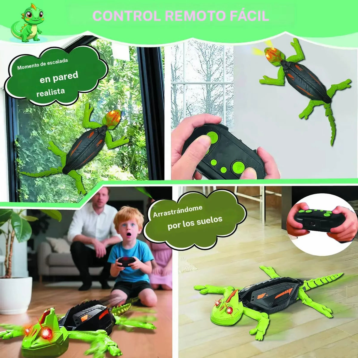 Juguetes Lagarto con control remoto