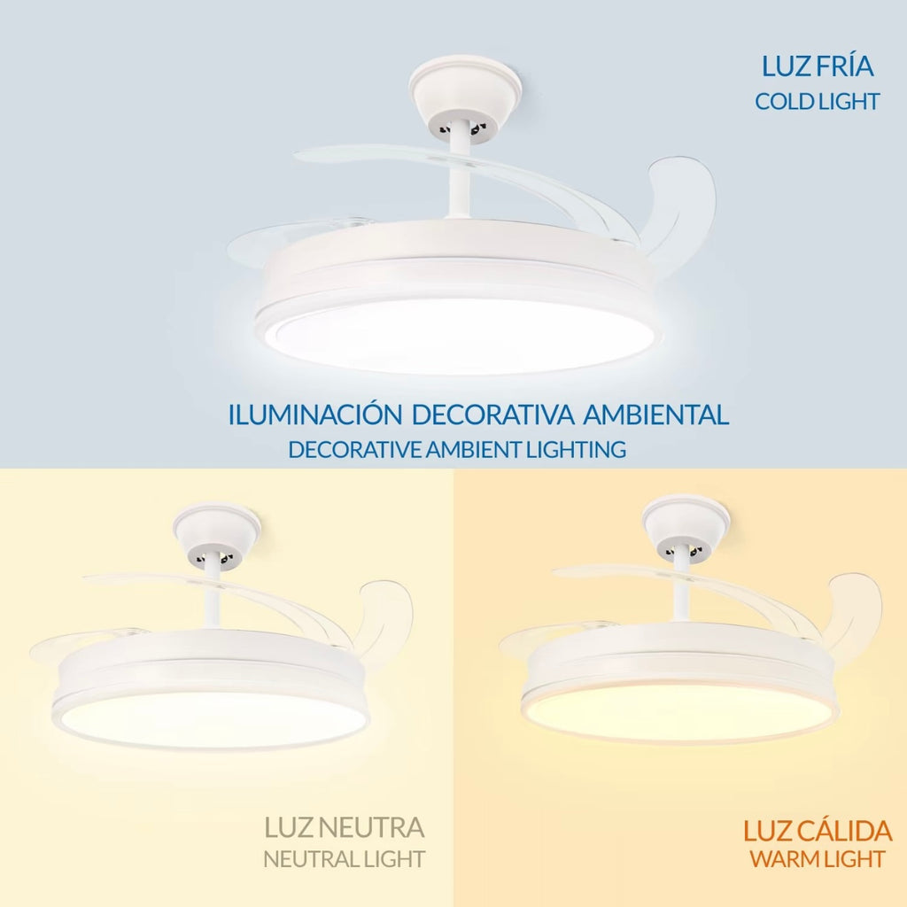 Ventilador de Techo Led
