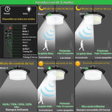 Lámpara solar con 5m cable