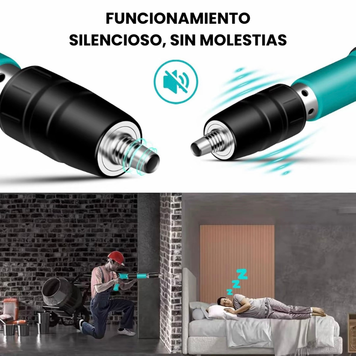 Pistola aplicador de clavo alta impacto ￼