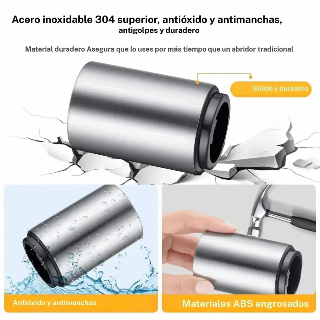 Abridor de botellas de acero inoxidable