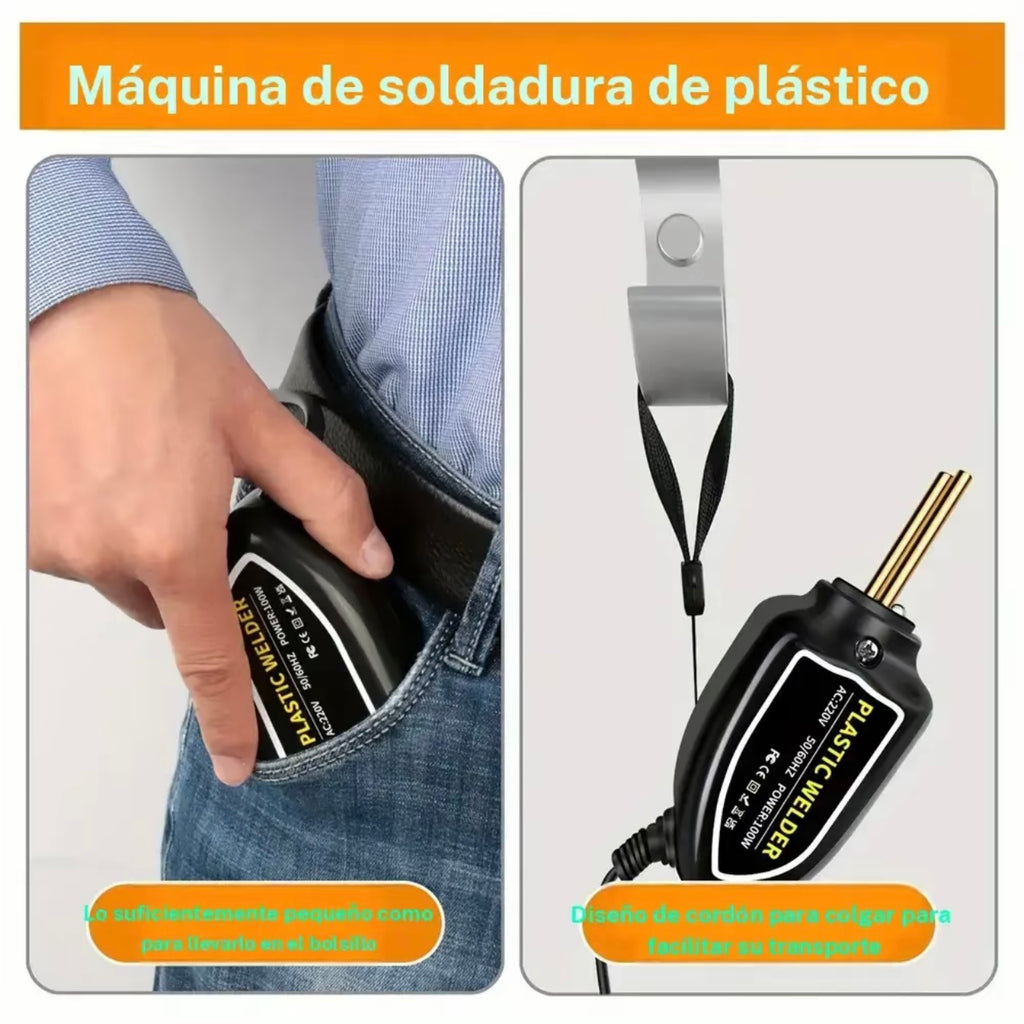 Máquina de soldar de plástico portátil200/1000PCS