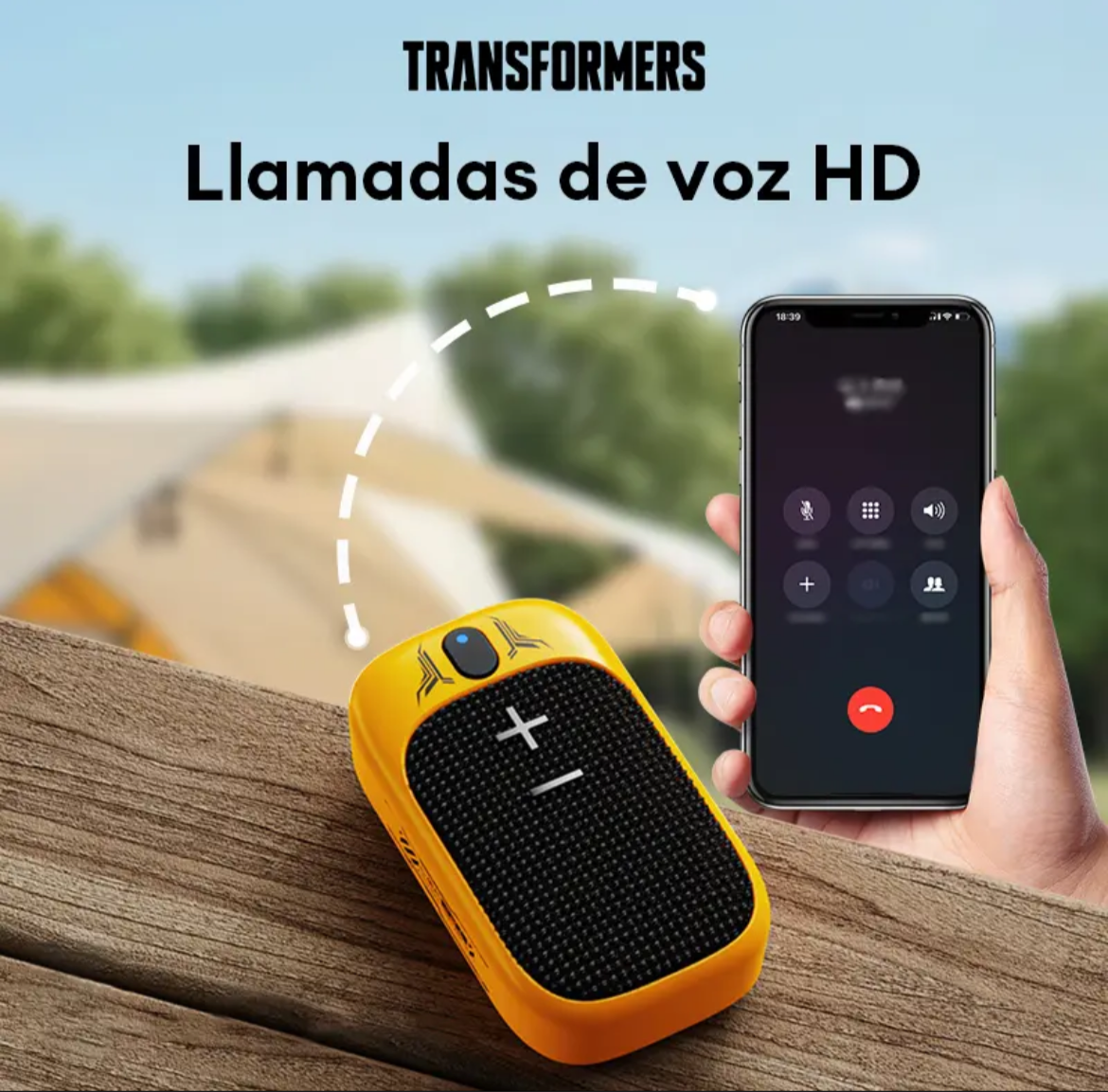 Altavoz portátil de batería con bluetooth