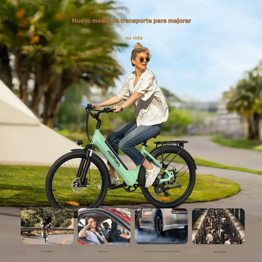 Bicicleta eléctrica para adultos HillMiles