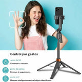 Palo selfie trípode con seguimiento